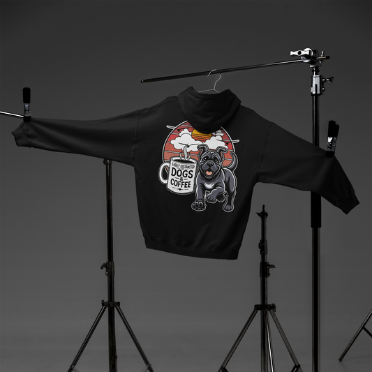 Easily Distracted by Dogs & Coffee - Kane Corso - Gildan 18500 Unisex Hoodie