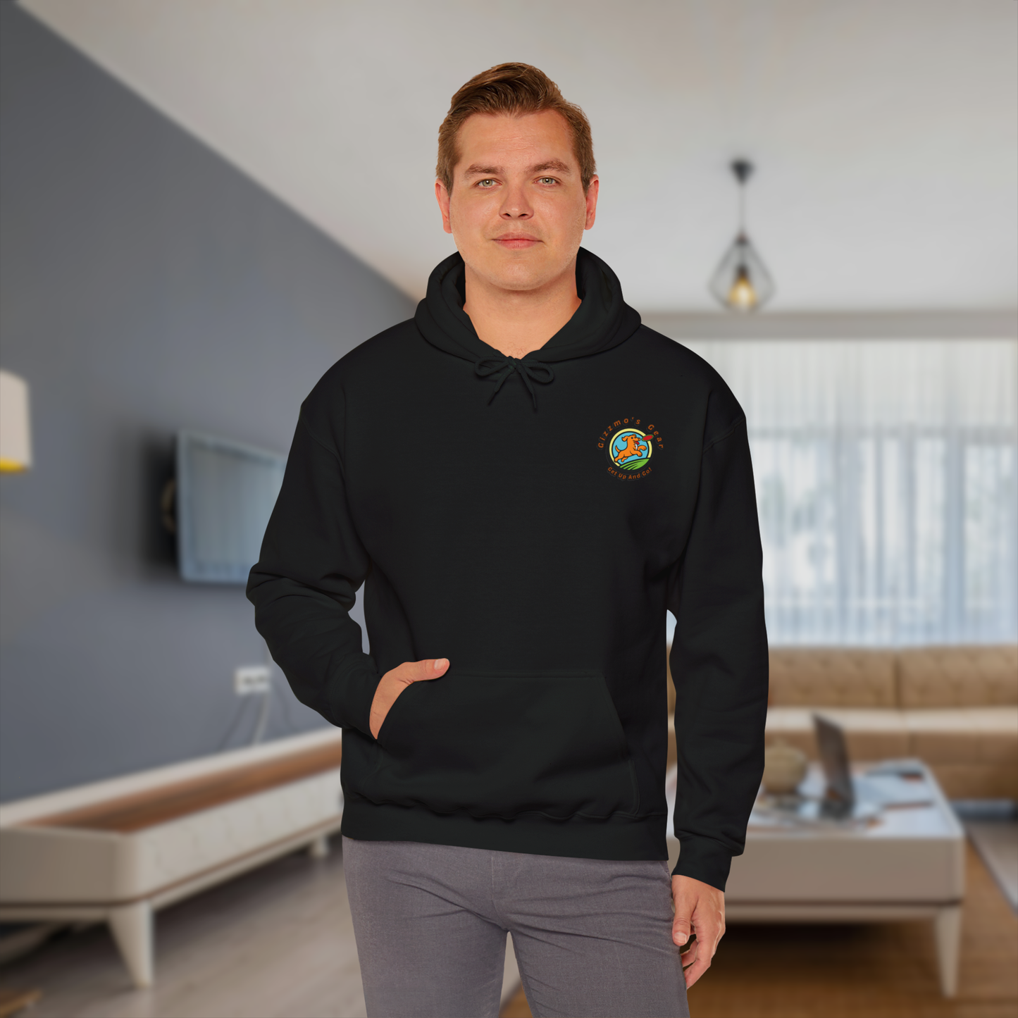 Easily Distracted by Dogs & Coffee - Kane Corso - Gildan 18500 Unisex Hoodie